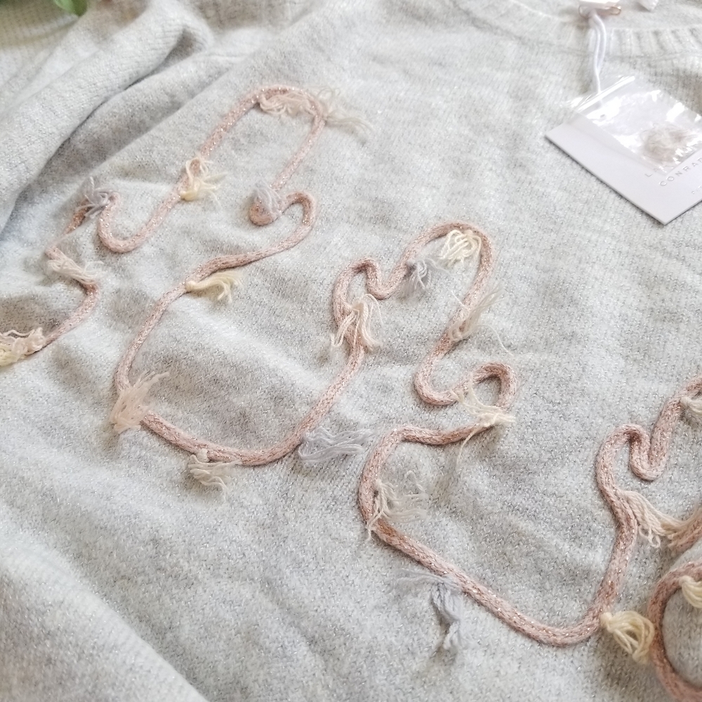 🍒NWT🍒 LAUREN CONRAD SUPER SOFT CACTI SWEATER - Picture 3 of 5